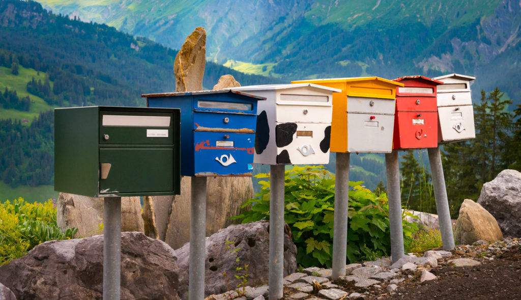 location de boîtes aux lettres en suisse